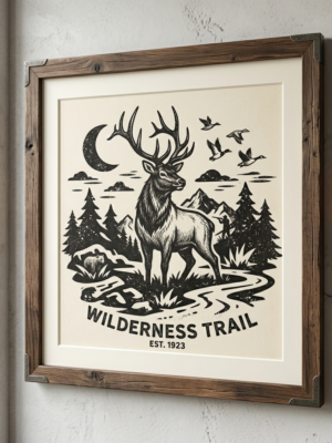 Wilderness Trail wall Frame