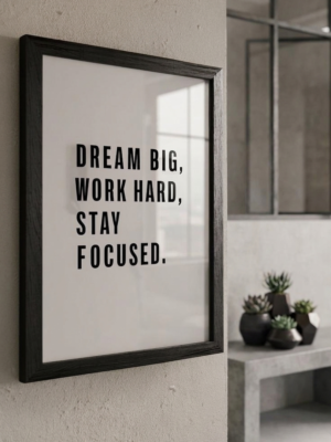Motivational Wall Frame For Home And Workplace 8x6 Inches Wall Frame Motivational Quote