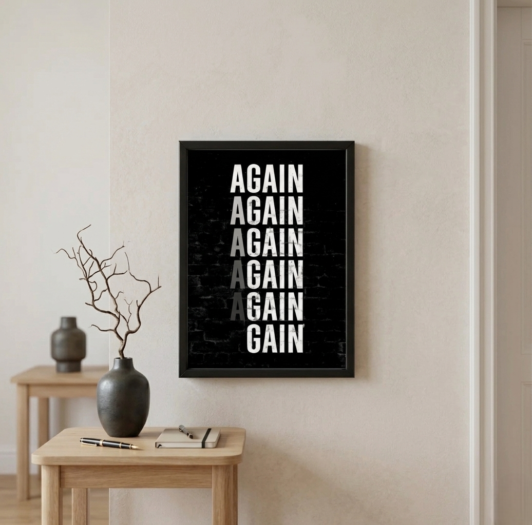 Motivational Wall Frame For Home And Workplace 8x6 Inches Wall Frame Motivational Quote