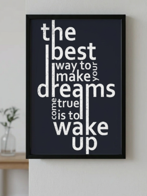 Motivational Wall Frame For Home And Workplace 8x6 Inches Wall Frame Motivational Quote